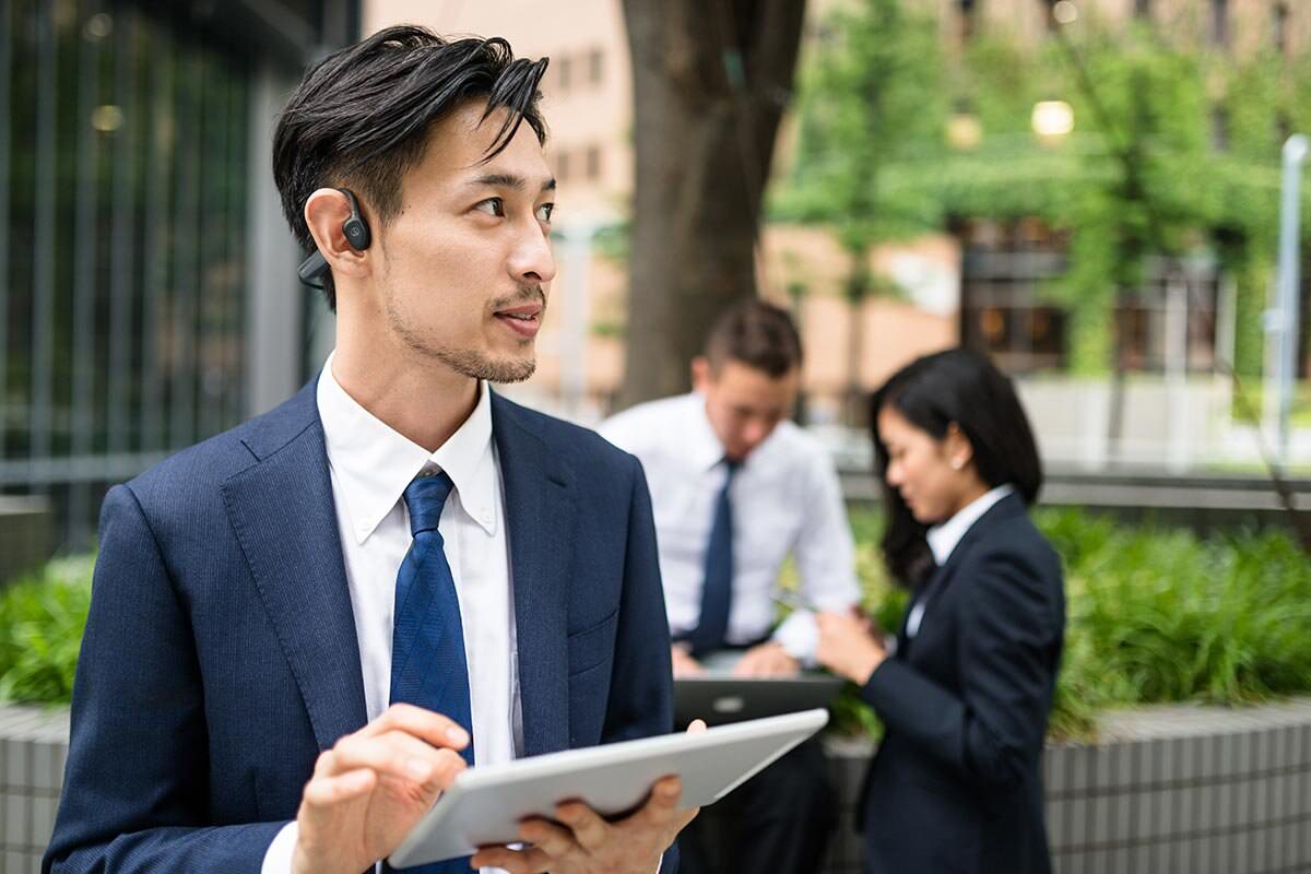 ワイヤレス軟骨伝導ヘッドホンATH-CC500BT2